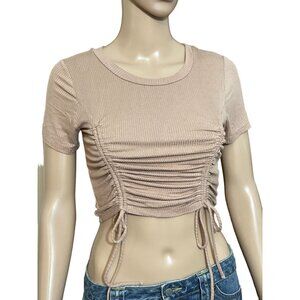 Skarlet Rayon Crop Top Pastel Size Medium
